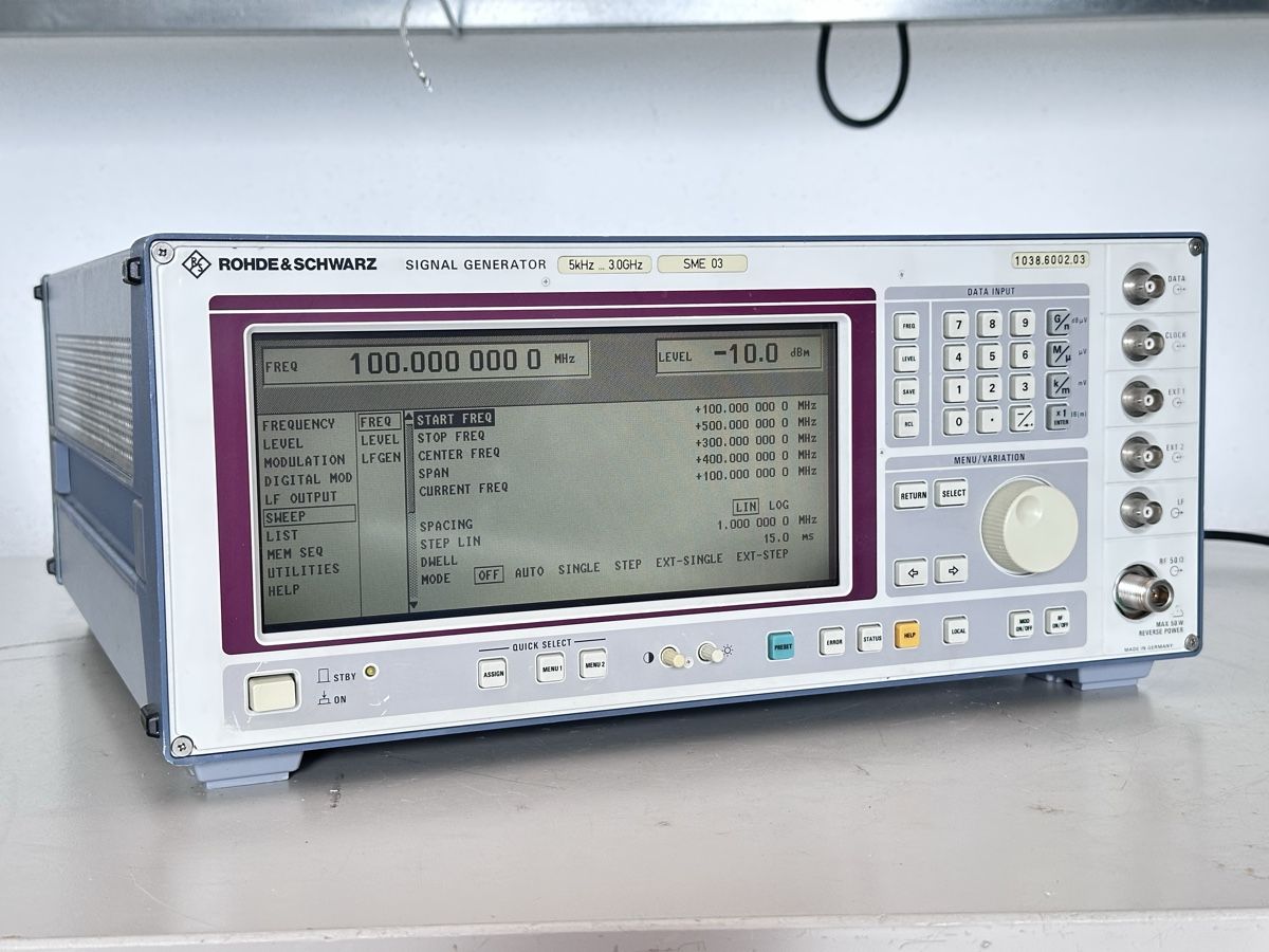 Misurare: Rohde&Schwarz SME03 Signal Generator – Usato da Nottwil venduto da Hb9xxx