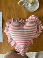 Shabby Chic Deko Herzkissen 1 Jahr alt, nie benutzt
