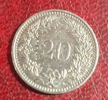 20 Ct. 2001 - Belle pièce de collection Suisse
