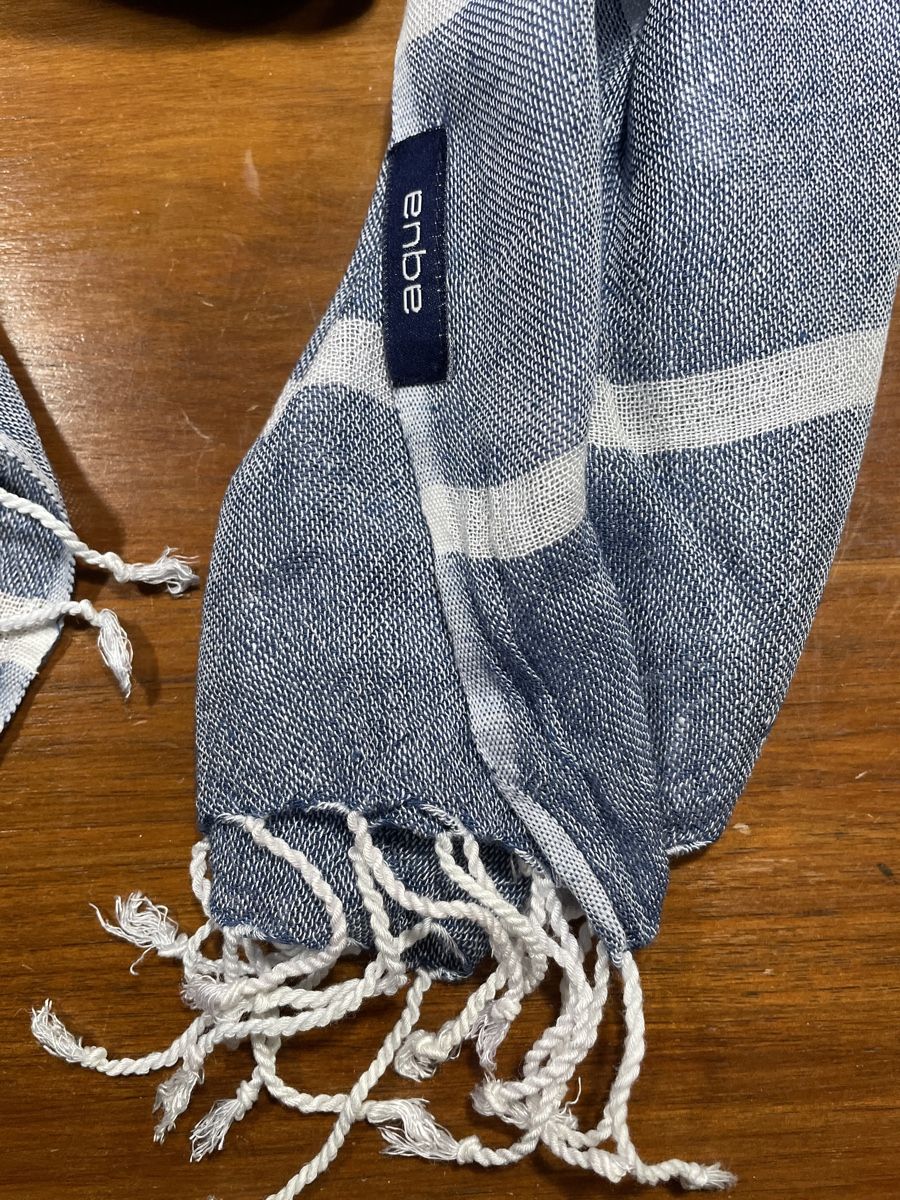 Foulard & Sciarpe: aqua Maritime Schal – Nuovo (secondo la descrizione) da Uznach venduto da Player6 1