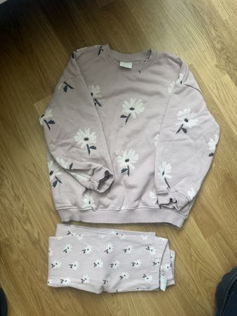 Zara Girls Set 6 Years 116cm Lilac Daisy Autumn Spring