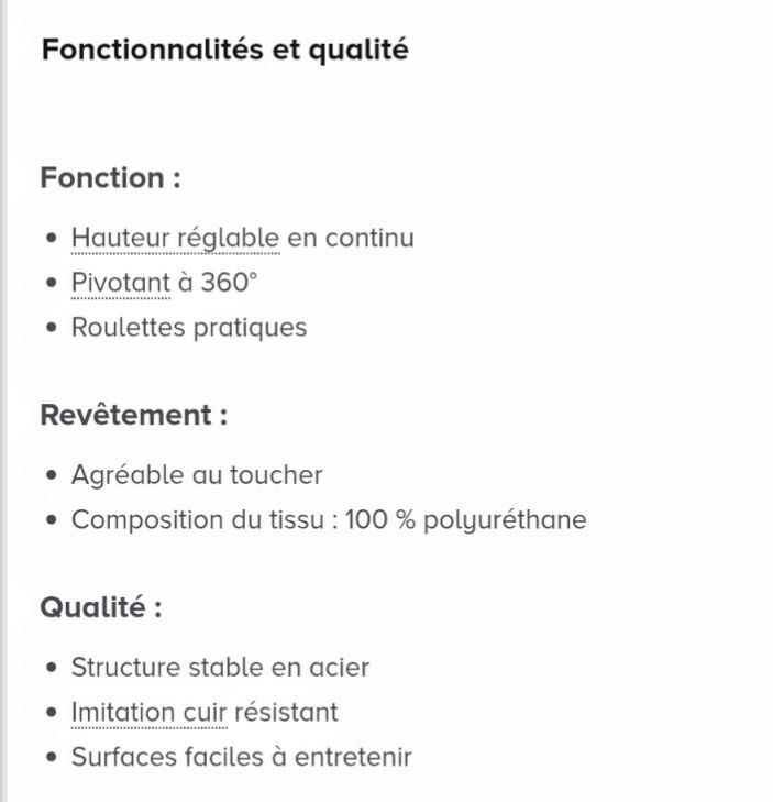 Fauteuils: Fauteuil de bureau à roulettes design – D'occasion à Collombey par moribana 7