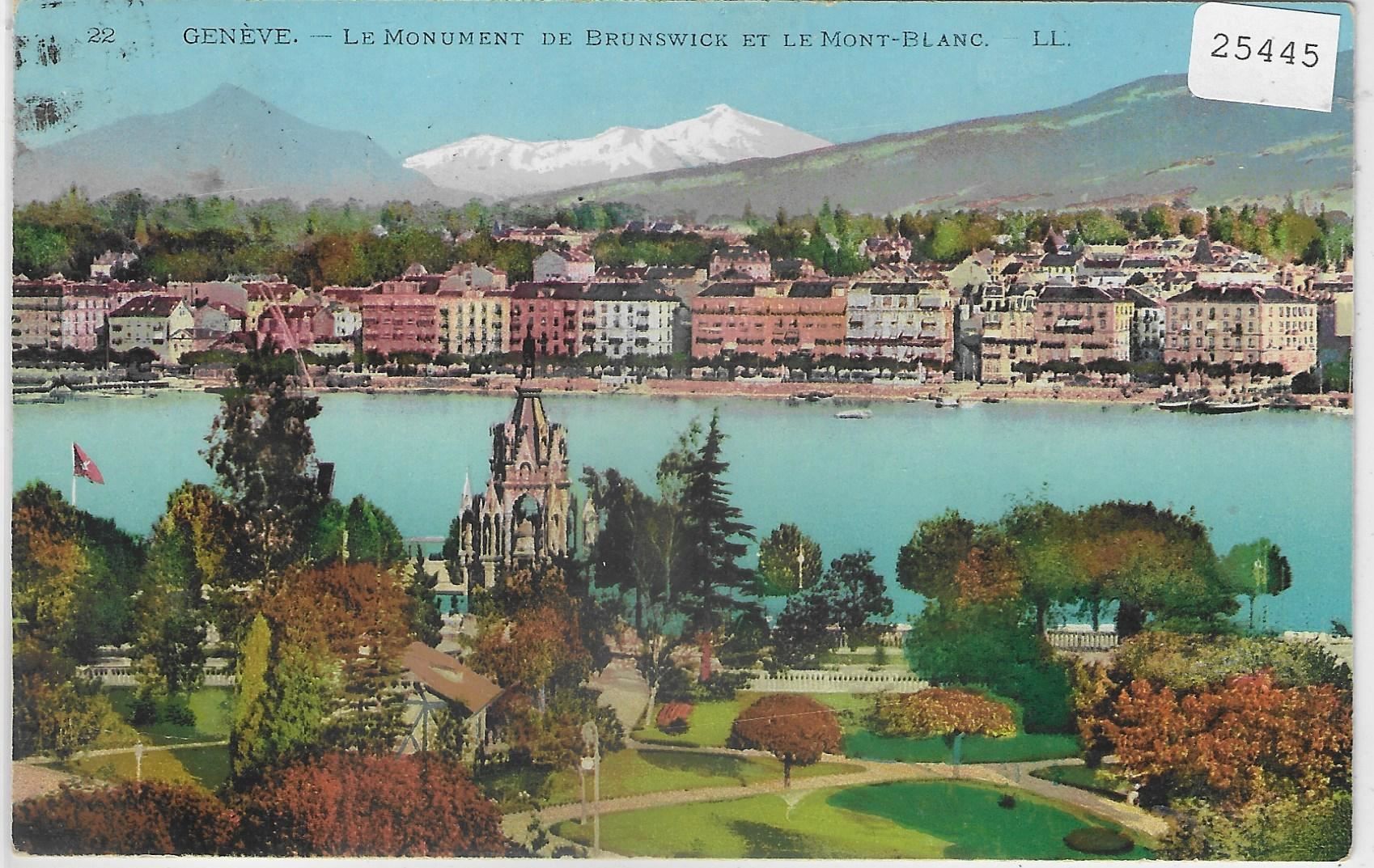Cartes postales: Geneve - Le Monument de Brunswick et le – Antique à Ettingen par Kartenplanet