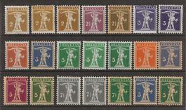 1909-33 : Alle "Tellknaben" (inkl. "Z-Ausgaben) ** KP 285.--