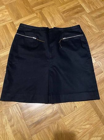 ESPRIT: Jupe trapèze noir en coton taille 36/38