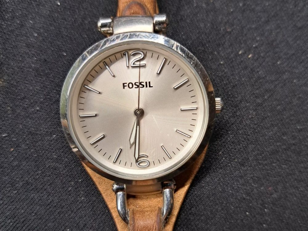 FOSSIL Damenuhr Georgia Leder Braun ES2830 (Gebraucht) in Grenchen für ...