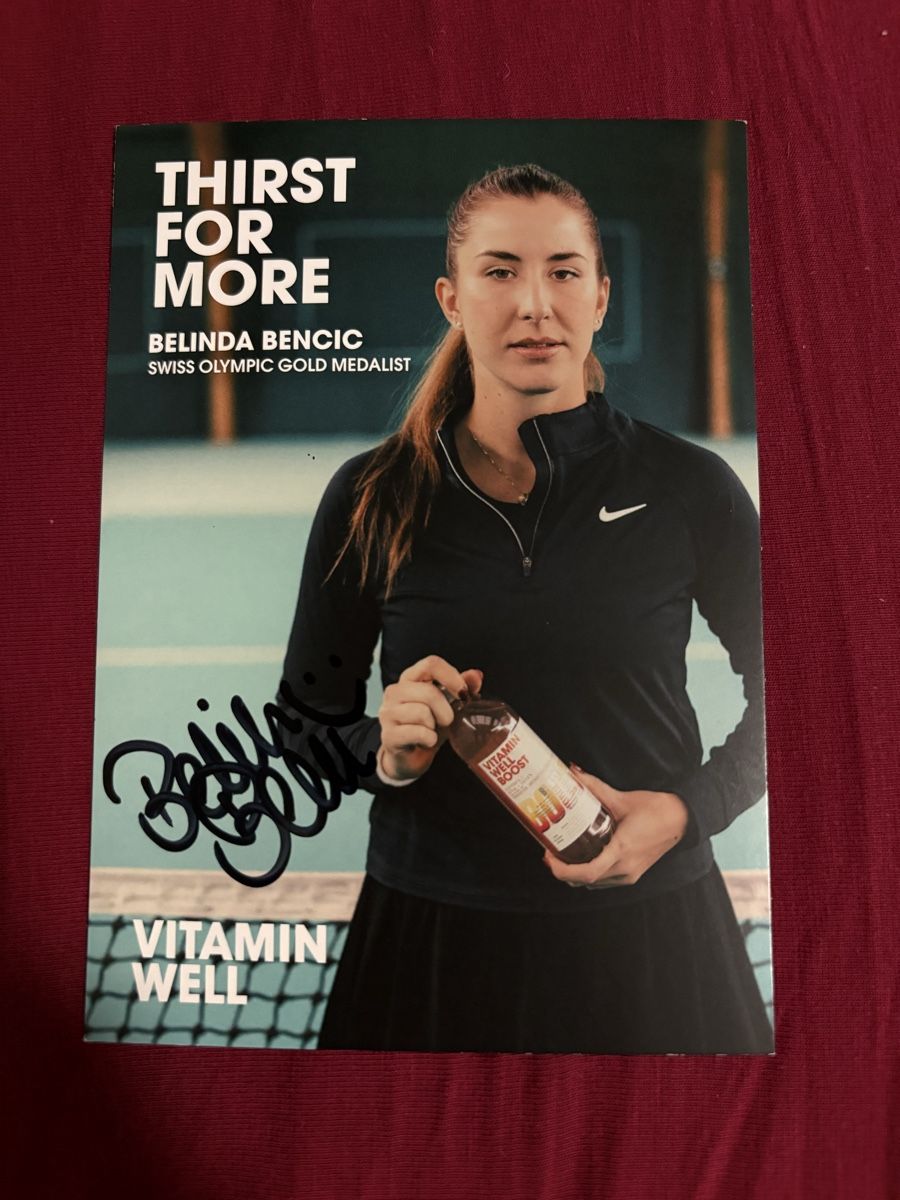 Autografi: Belinda Bencic - Original Autogramm – Usato da niederbipp venduto da LaHabana1