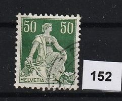 Helvetia mit Schwert, Nr. 113y (glattes Kreidepapier)