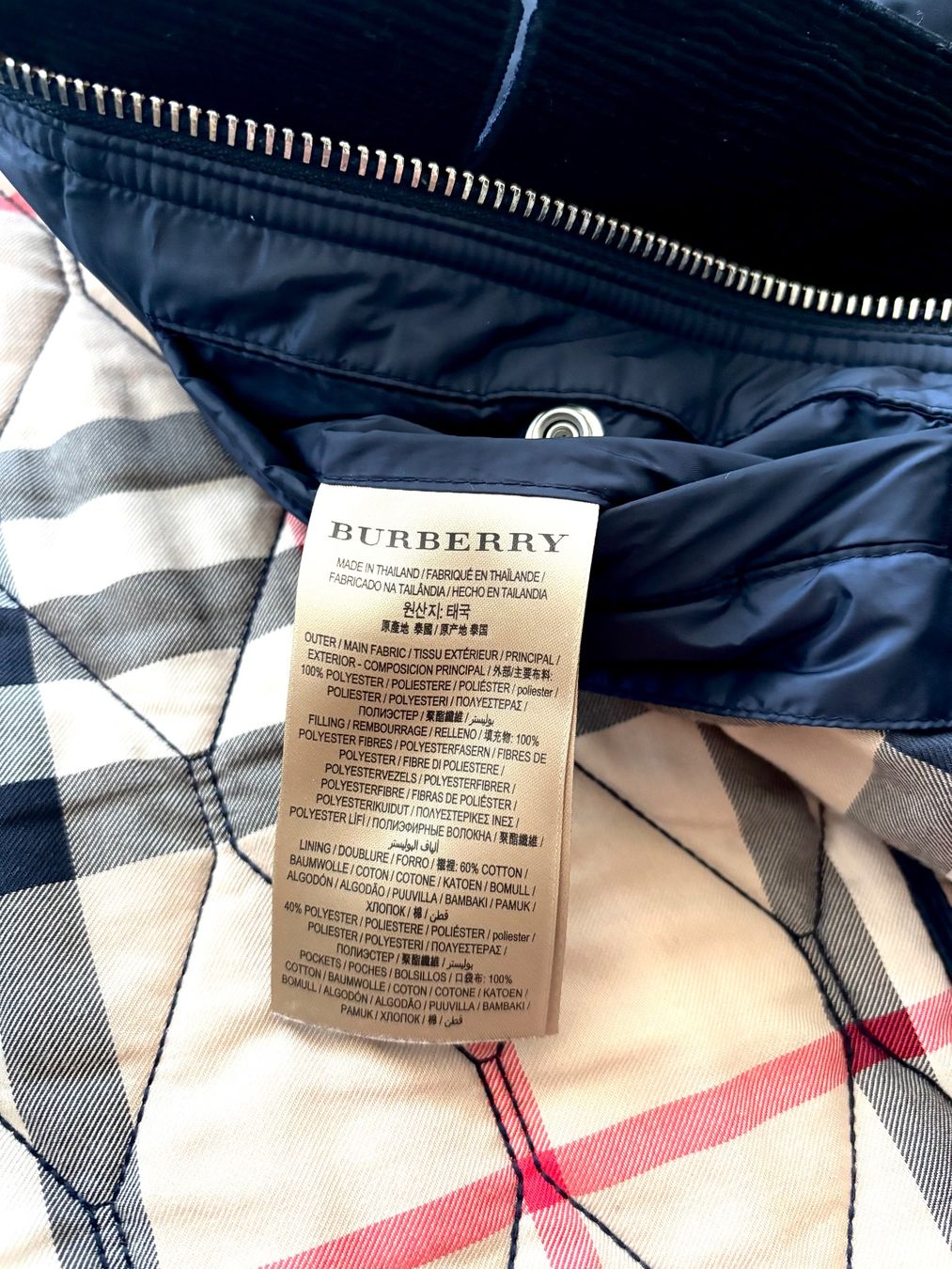 Burberry Giacche: LUXUS Burberry Quilted Jacket AB 1.- !!! – Usato da Beckenried venduto da M.C.W. 5