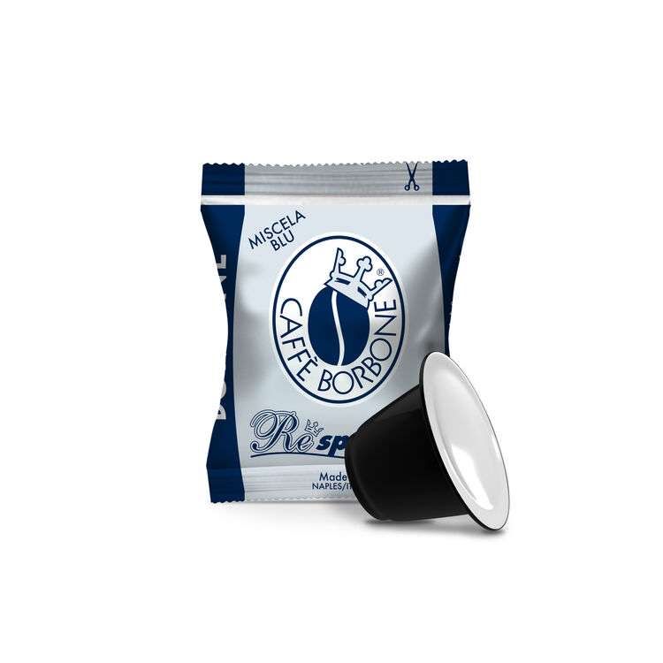 Cibi & Specialità: Capsule Caffè Borbone Respresso Miscela Blu – Nuovo e nell'imballaggio originale da Niedergösgen venduto da Benny1992