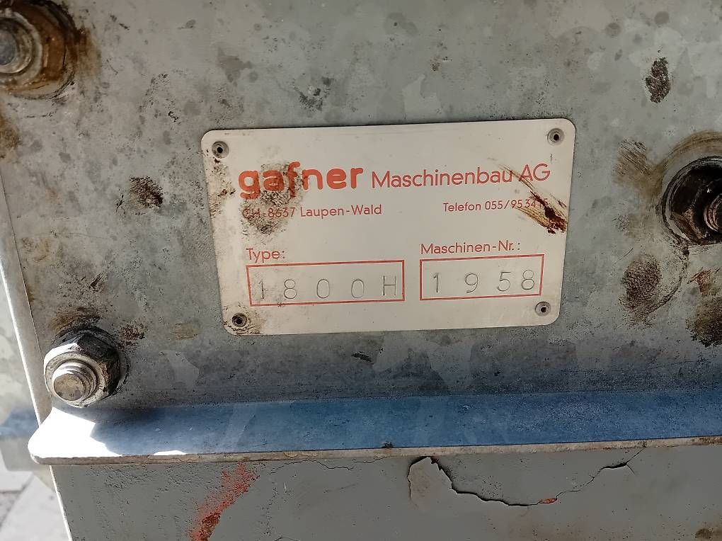Düngerstreuer: GAFNER Mistzetter 1800H – Gebraucht aus Euthal von blacksheep336 2