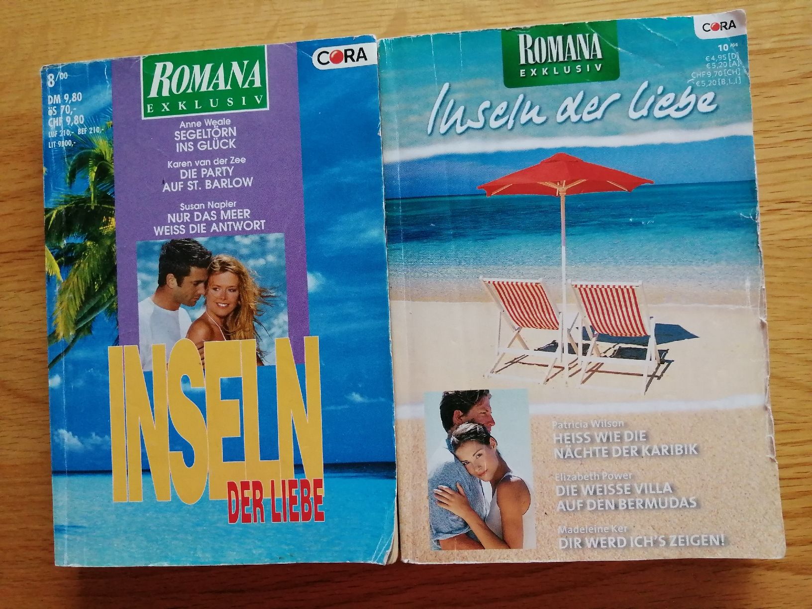 Bücher: 6 Liebesromane Cora - Romana Exclusiv – Gebraucht aus Honau von holunder3