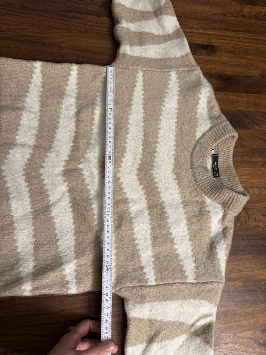 Mango Maglioni & Felpe: Mango Pullover gestreift beige weiss Gr.S – Usato da Zürich venduto da yas_7vdk 3