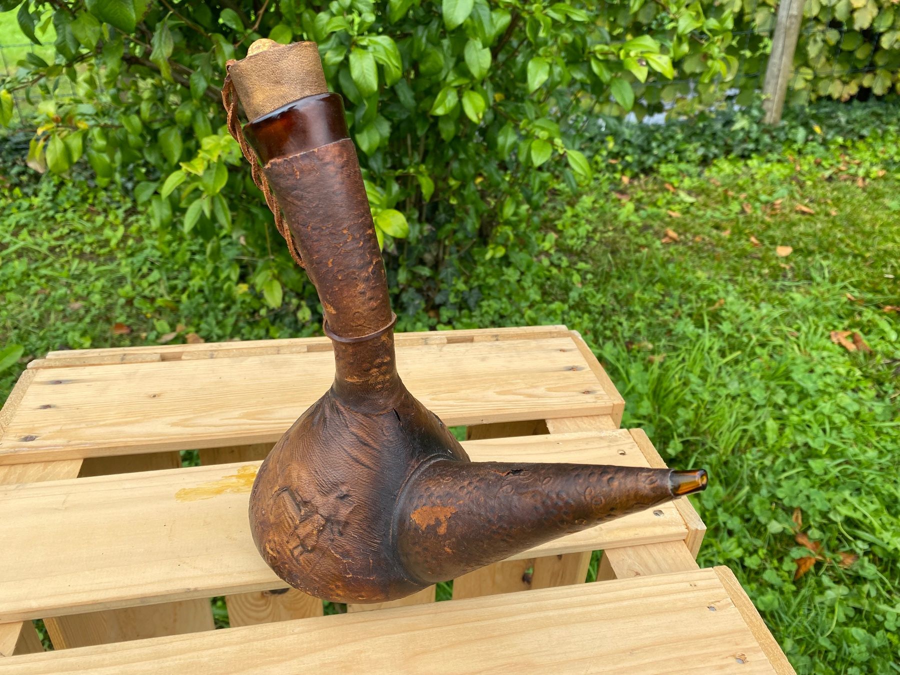 Caraffe: schöne alte spanische Weinkaraffe – Usato da Feldbach venduto da Olive1 2