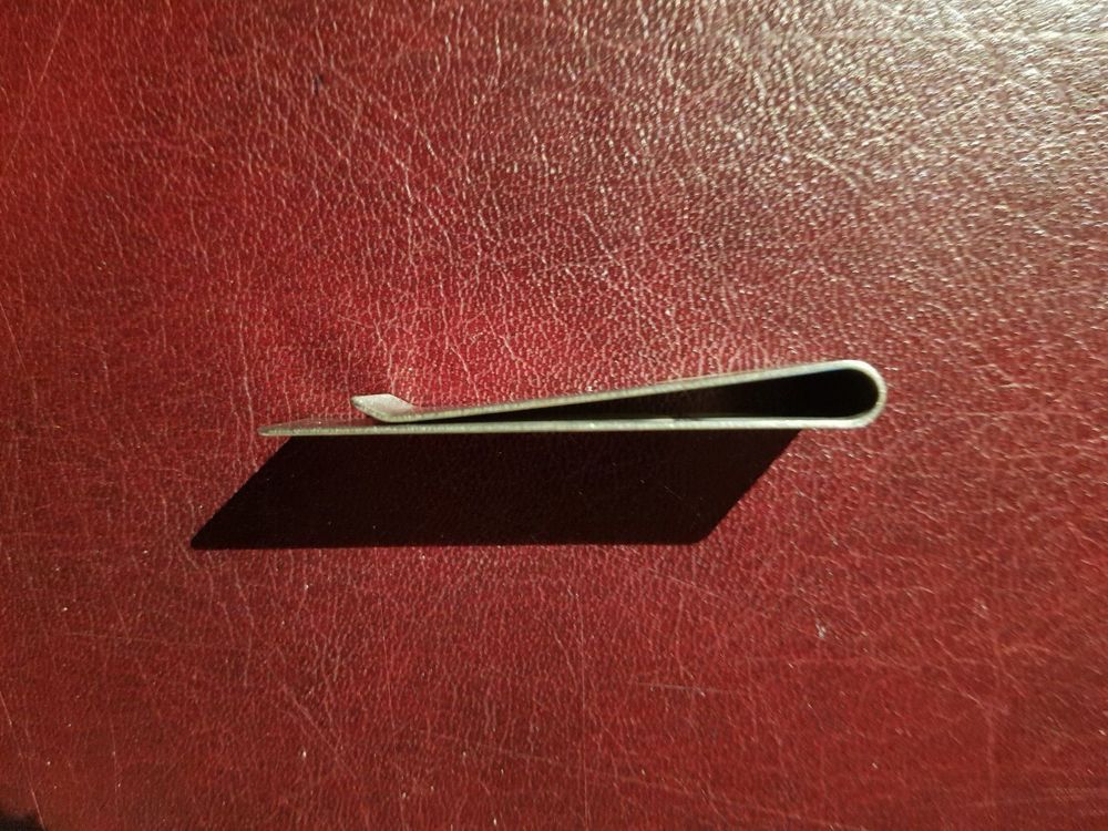 CRASPIRE Geldklammern Edelstahl - 10 Stück Schwarze Kartenhalter | Für Geldbörsen & Büro