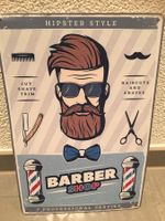 BARBER METALL SHOP Blechschild Top Qualität !