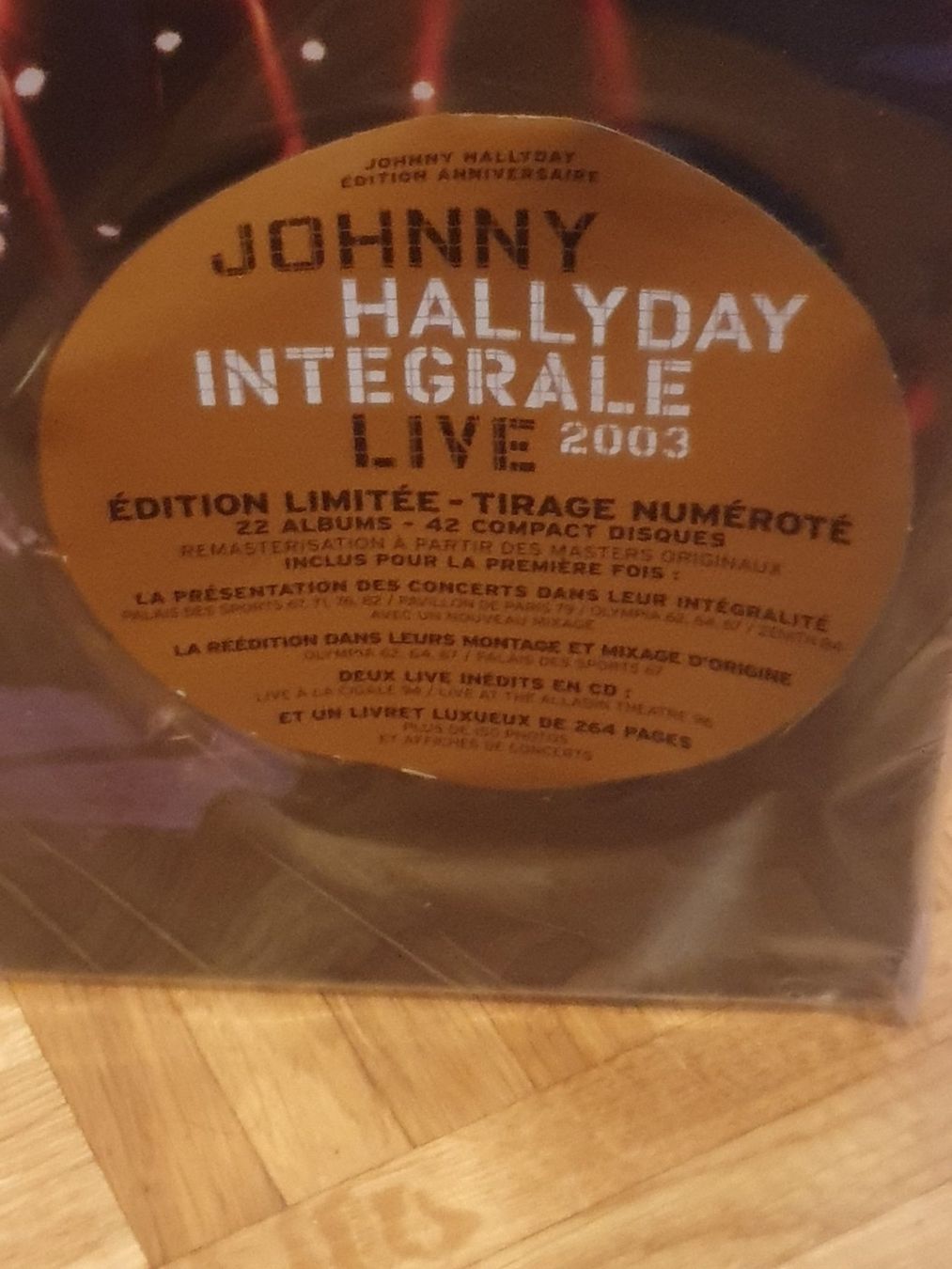 CD: Johnny Hallyday Coffret intégral live 2003 complet – Nuovo e nell'imballaggio originale da Belmont-Lausanne venduto da MikeC 1