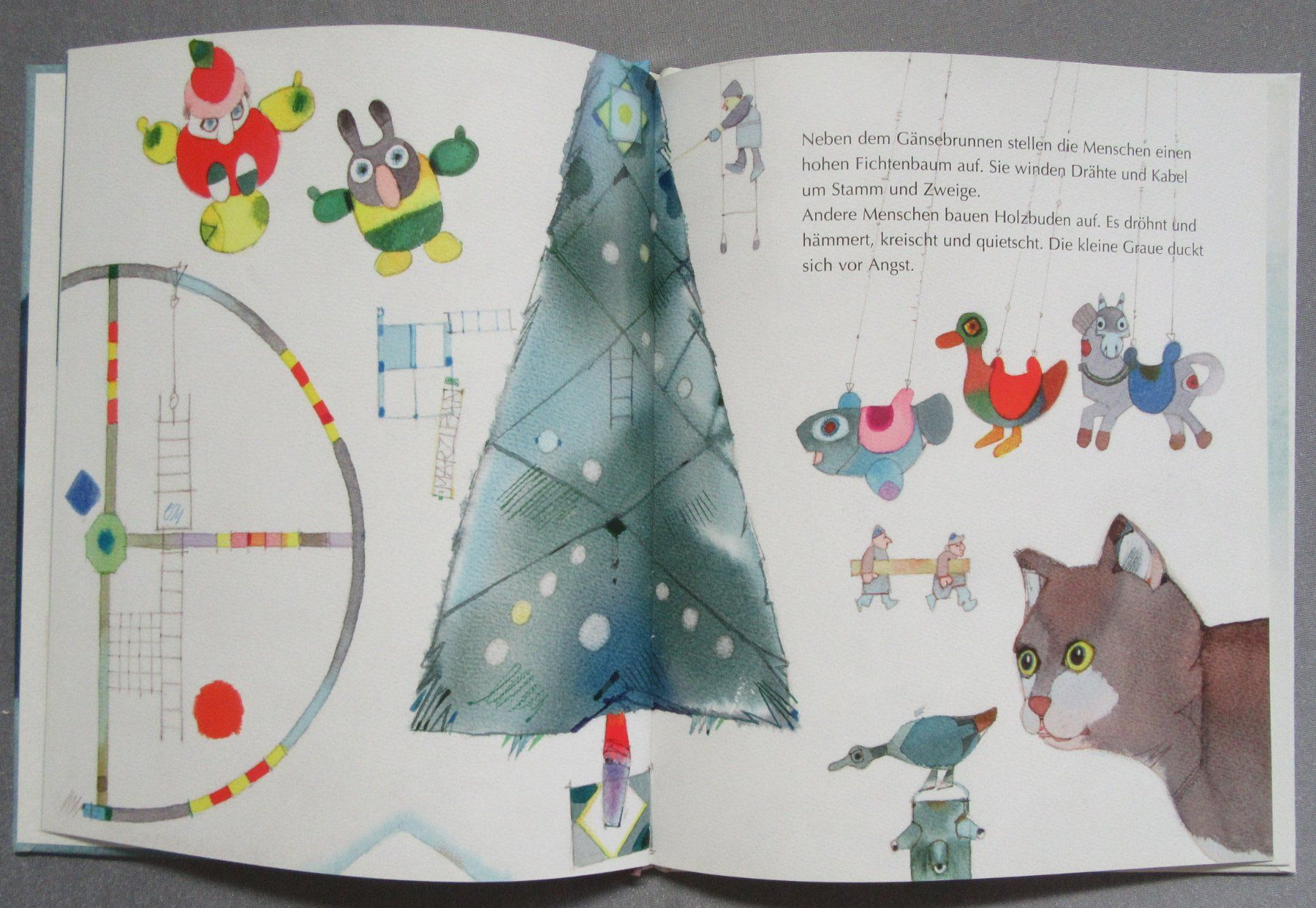 Libri: Die Weihnachts Katze - illustriert von Ivan Gantschev – Usato da Auenstein venduto da Padabimbim 4