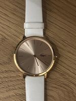 Lacoste Damenuhr mit Lederarmband - Neuwertig