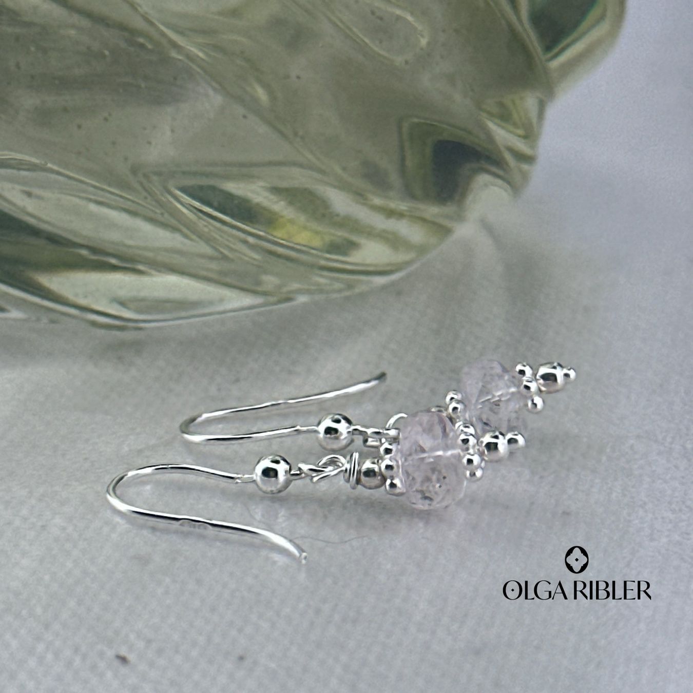 Olga Ribler Orecchini pendenti & Orecchini a lobo: Sterling Silber 925 Ohrringe mit Spinel – Nuovo (secondo la descrizione) da Luzern venduto da byolgaribleroutlet