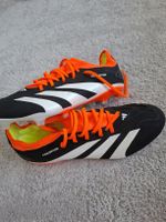chaussures de football Adidas Predator noir orange taille 46