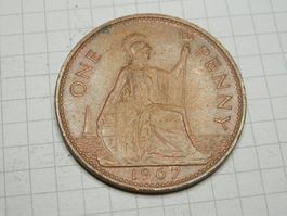 Großbritannien 1 Penny, 1967