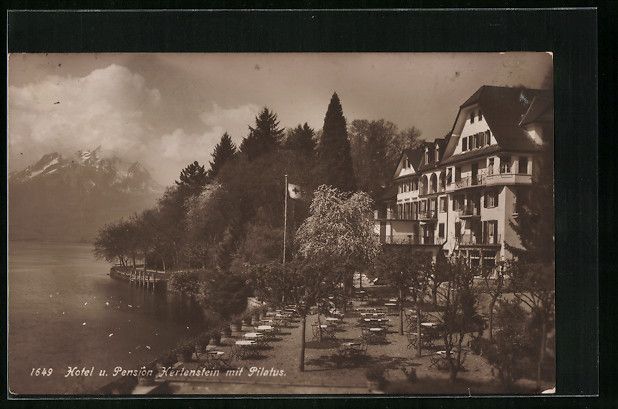 Cartoline postali: Hertenstein, Hotel und Pension Hertenste – Usato da Berlin venduto da bartko-reher