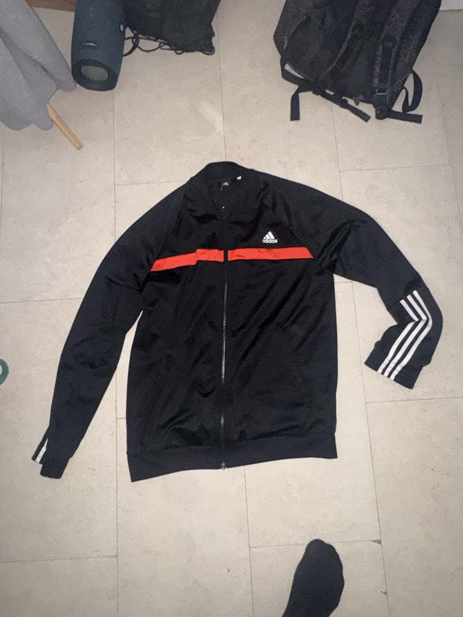 Adidas Giacche: Adidas Trainingsjacke schwarz orange Grösse L – Usato da Kriens venduto da M0nk3ZPlayZ