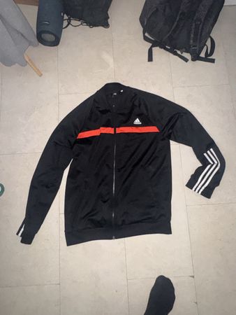 Adidas Trainingsjacke schwarz orange Grösse L