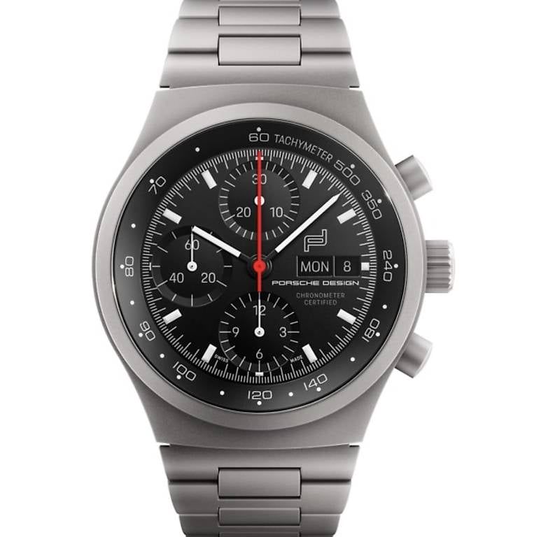 Porsche Orologi: Porsche Design Chronograph 1 All Titanium - Numbered Edition – Usato da Pregassona venduto da Maz1984