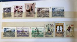 Stamp collection Lebanon used various denominations