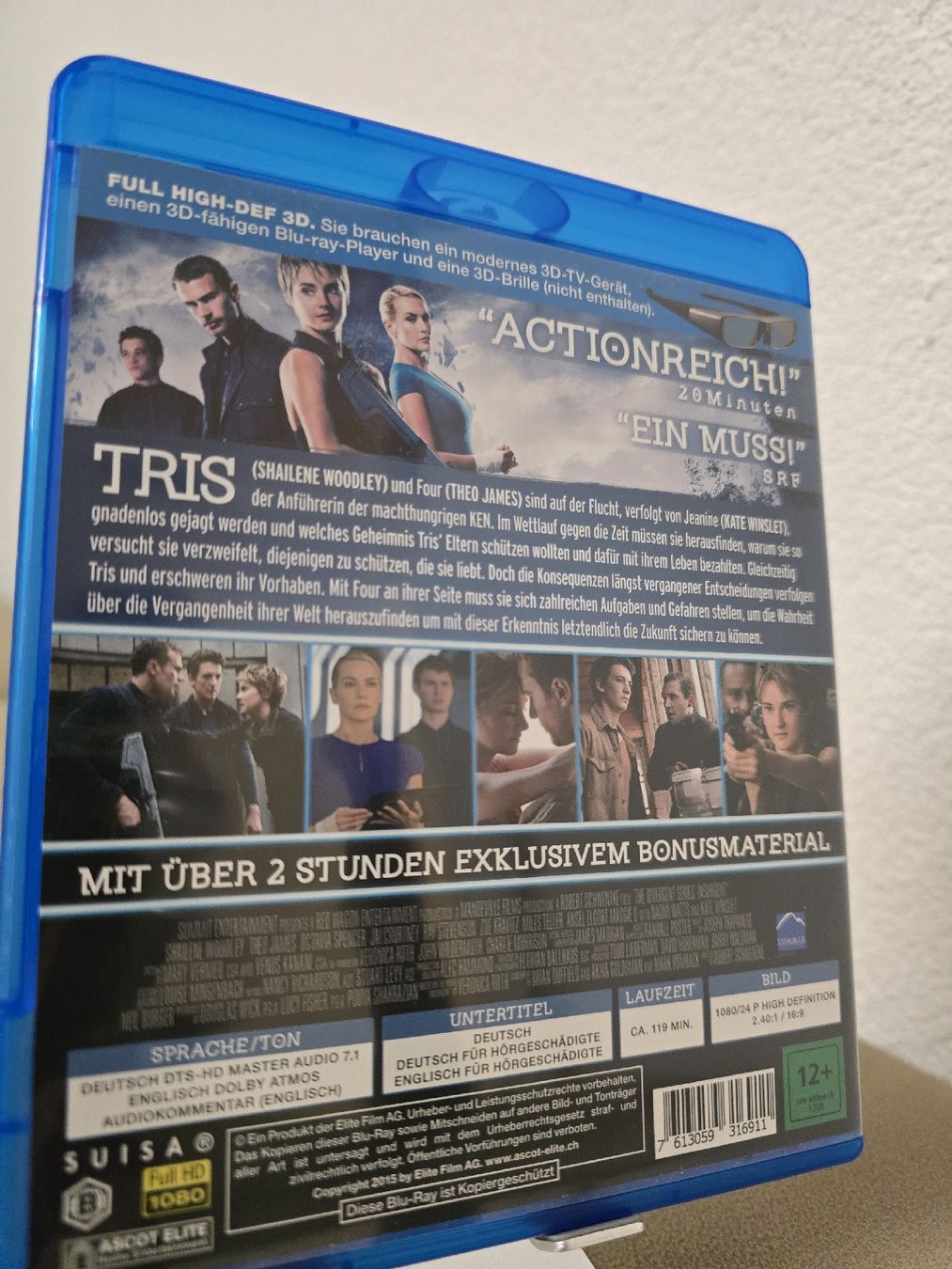 Alle DVDs: Die Bestimmung Insurgent Bluray – Neu (gemäss Beschreibung) aus Lyss von KiS12 1