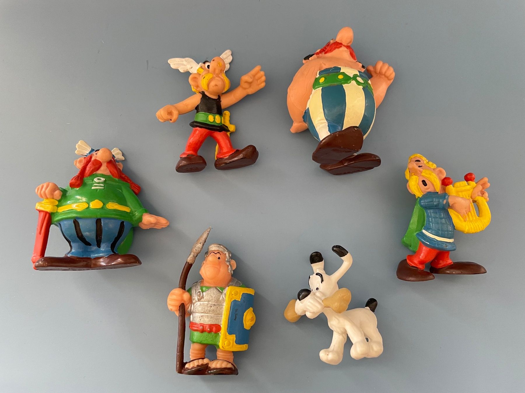 Bullyland Figuren: 6x 70er Asterix & Obelix Comic Figur Dargaud Bully Playstoy – Gebraucht aus Gossau SG von entwederoder 2