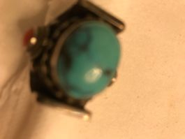 Silber Ring AZTEKEN-Inka Sujet !