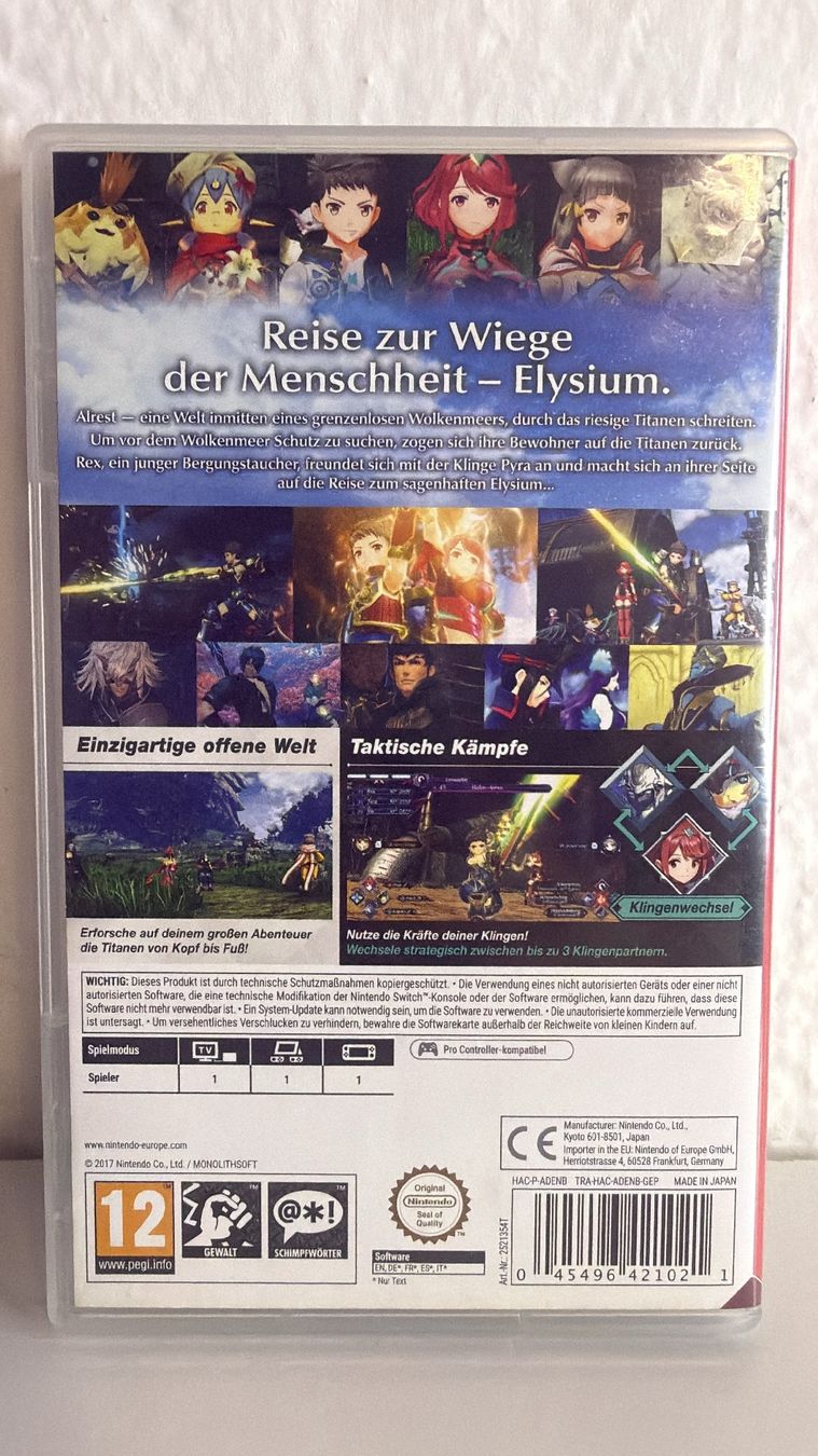 Giochi: Nintendo Switch Xenoblade Chronicles 2 Spiel – Usato da Ehrendingen venduto da lax21 1
