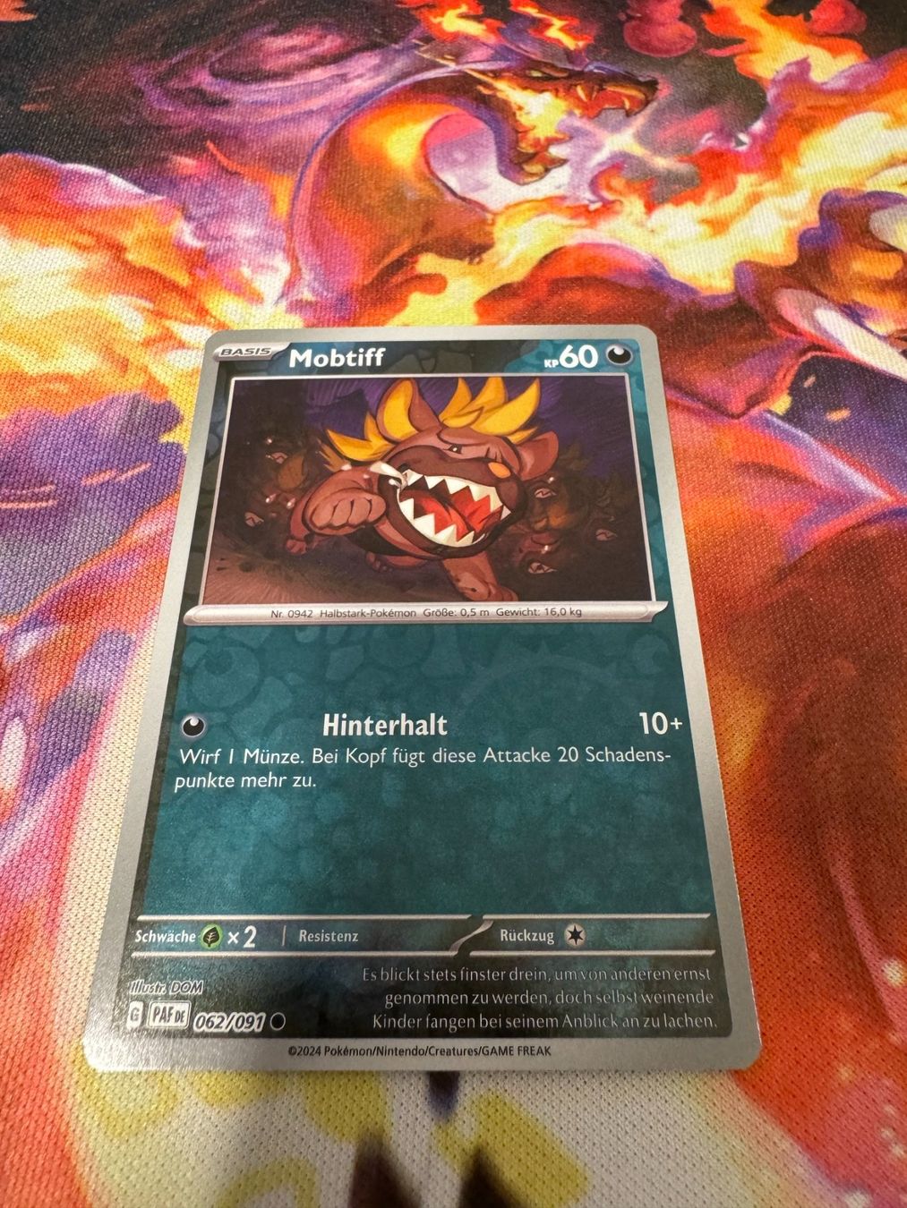Pokémon Carte collezionabili: Mobtiff (PAF 062) / Reverse Holo / Paldeas Schicksale – Nuovo (secondo la descrizione) da Bülach venduto da CherryBlu