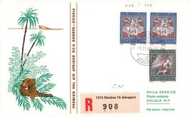 Briefe Erstflug Lot - Air Afrique, Luxair, Hungarian Air ...