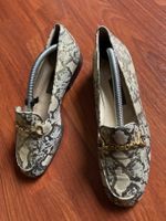 Bally Loafer Damen gold mit Original-Box