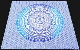 XL Tuch Mandala aus Baumwolle Wandtuch Vorhang Sofadecke