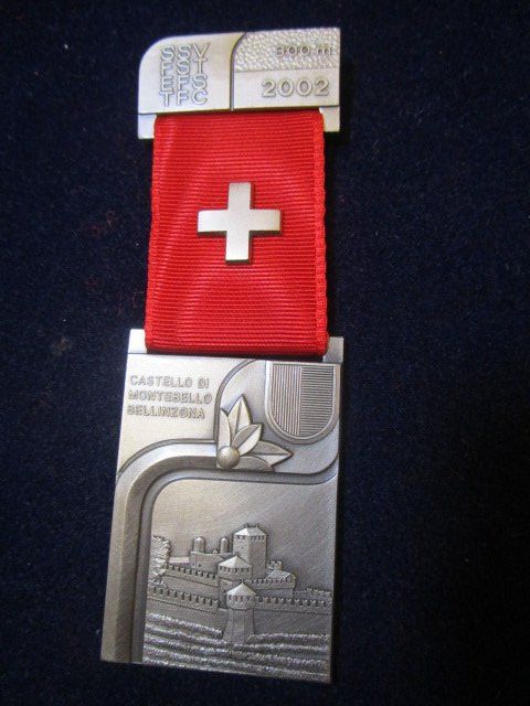 Medaillen: Eidg. Feldschiessen 2002 - Castello Bellinzona – Gebraucht aus Luzern von Horoskop1