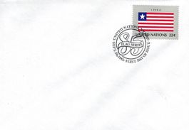 Liberia Briefmarke, UNO Ersttagsbrief 1985, Rarität! (49)