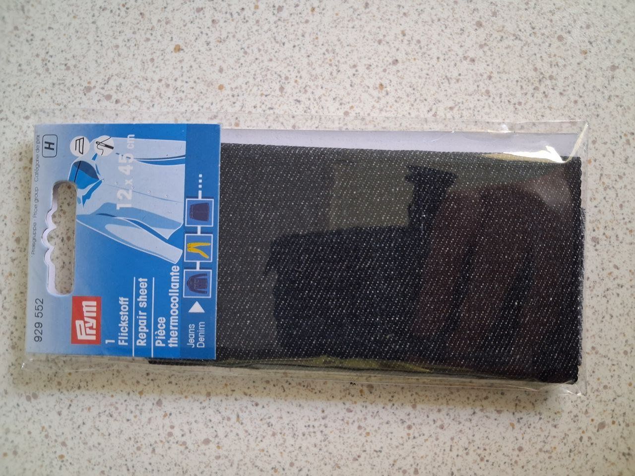 Tessuti: Prym Flickstoff Jeans schwarz – Nuovo e nell'imballaggio originale da Dietlikon venduto da Sombi94