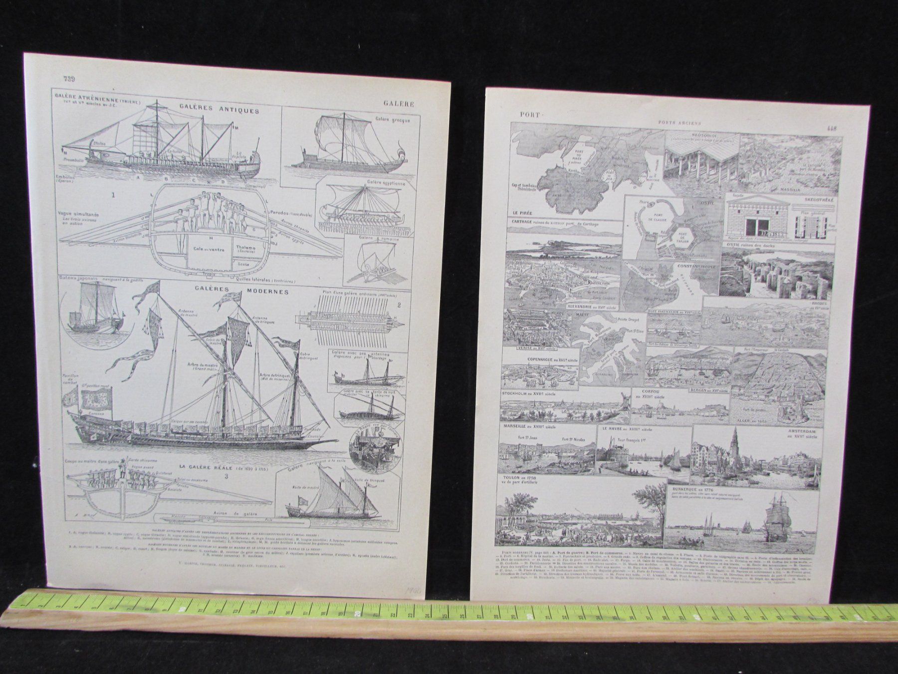 Grafiken & Lithographien: Lot Schiffe/Nautik, 1900 – Gebraucht aus Walchwil von Shells1 8