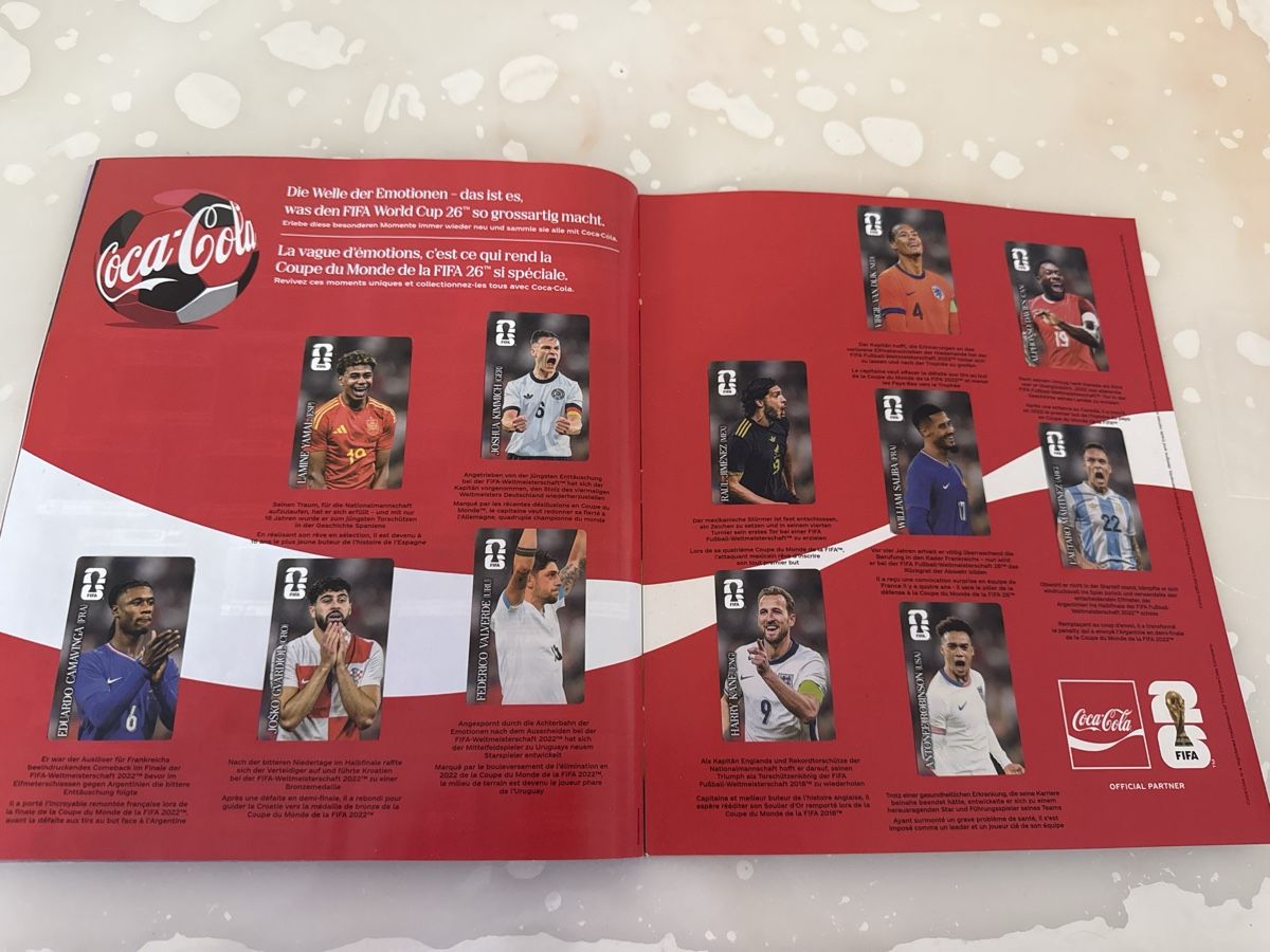 Panini Album: Album Panini FIFA 2026, COMPLET – Nuovo e nell'imballaggio originale da Montreux venduto da luc_w7cx 4