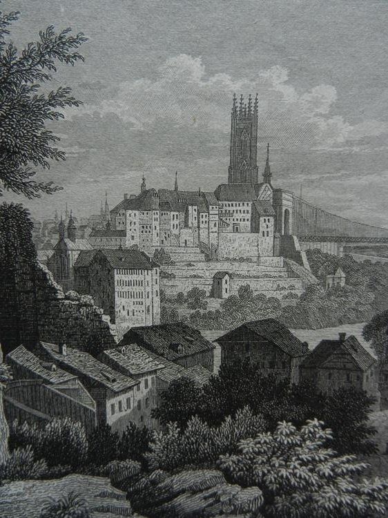 Gravures: Fribourg Freiburg – D'occasion à Risch par Rischli15 4