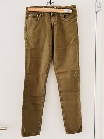Stylish Olive Green Jeans
