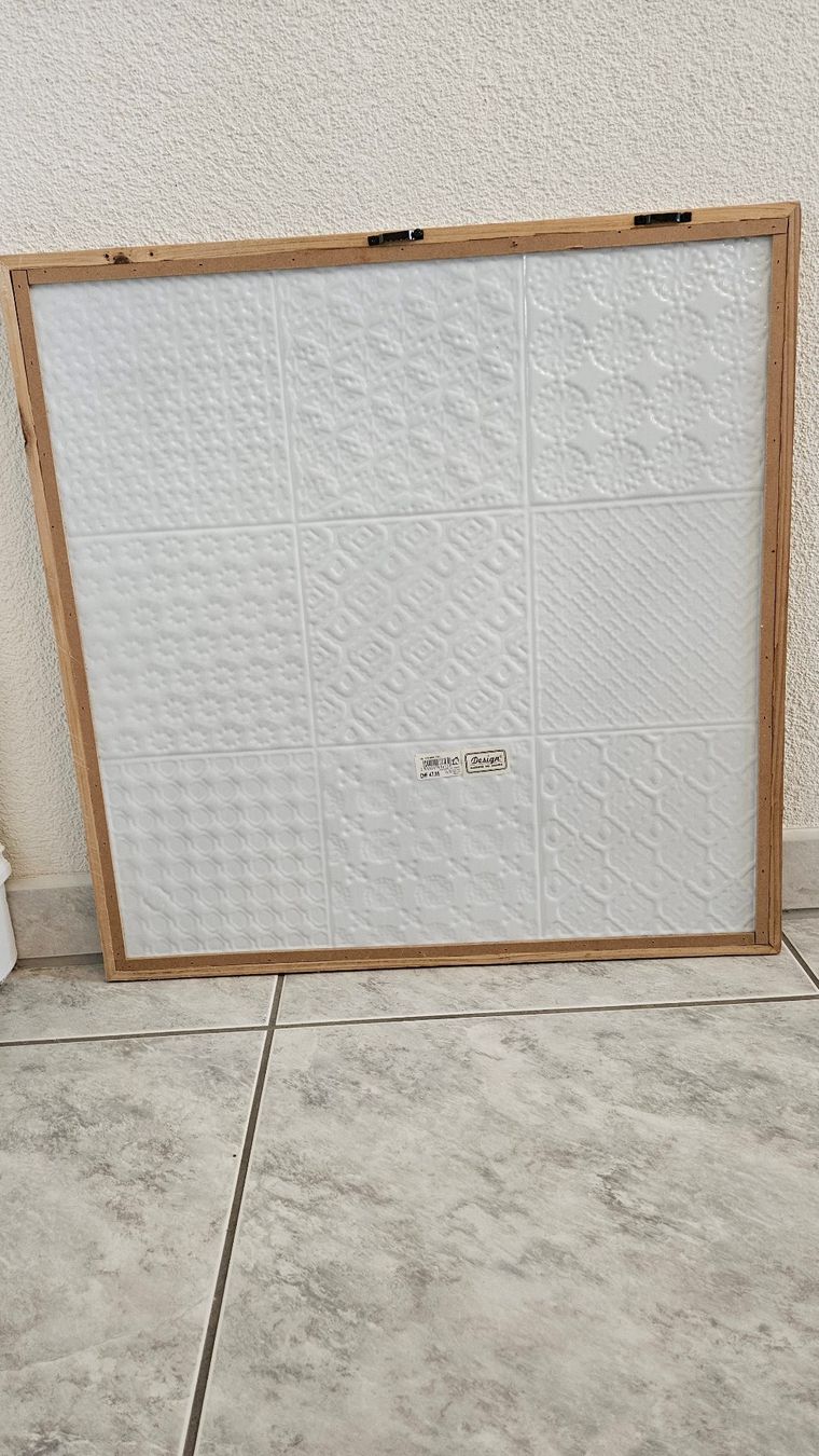 Poster & Bilder: Dekoratives Bild Metall Maison du Monde Kacheln – Gebraucht aus Gossau ZH von Goes05 5