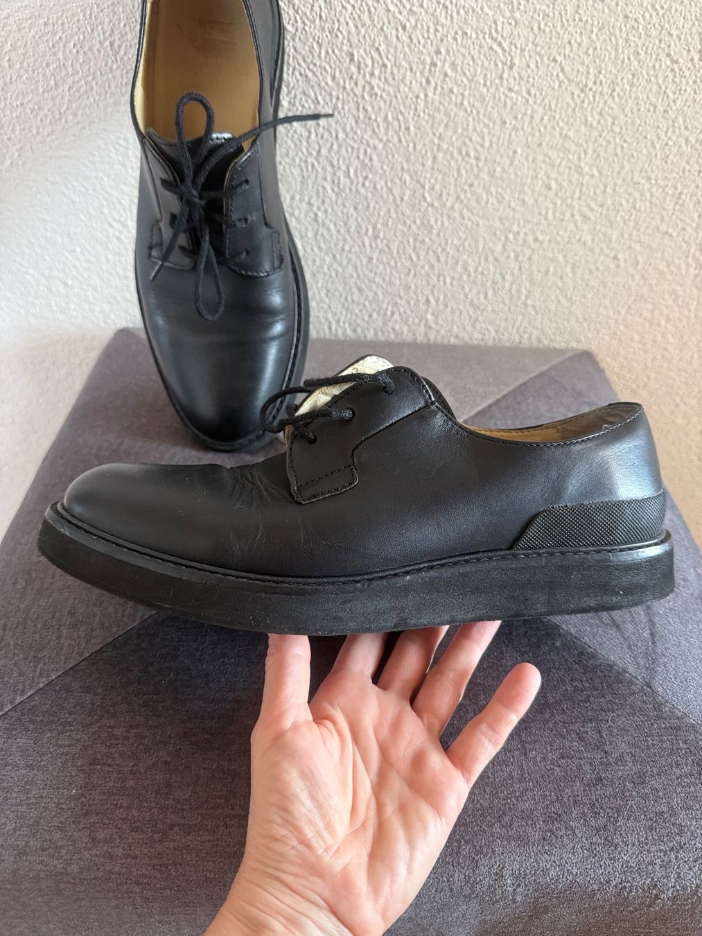Chaussures hommes: LEATHER DERBY SHOES – D'occasion à Buchrain par nat_pl5p