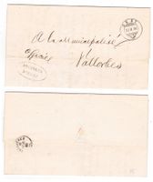 lettre de Orbe pour Vallorbe le 13.II.68
