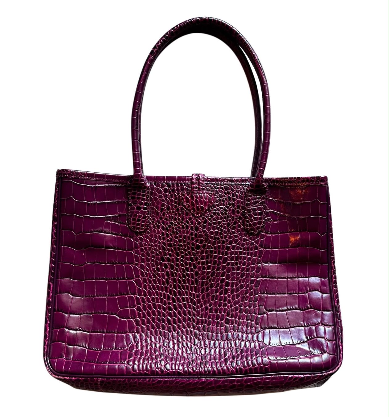 Longchamp Sacs femmes: Longchamp Roseau croc embassed leater Tasche – D'occasion à Liestal par Ballybs 1